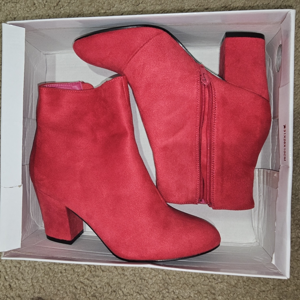 Allegra K boots, US size 8 (EUR 38.5) in Hot Pink